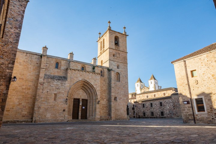 Vista de la Concatedral de Santa María desde el Palacio Episcopal