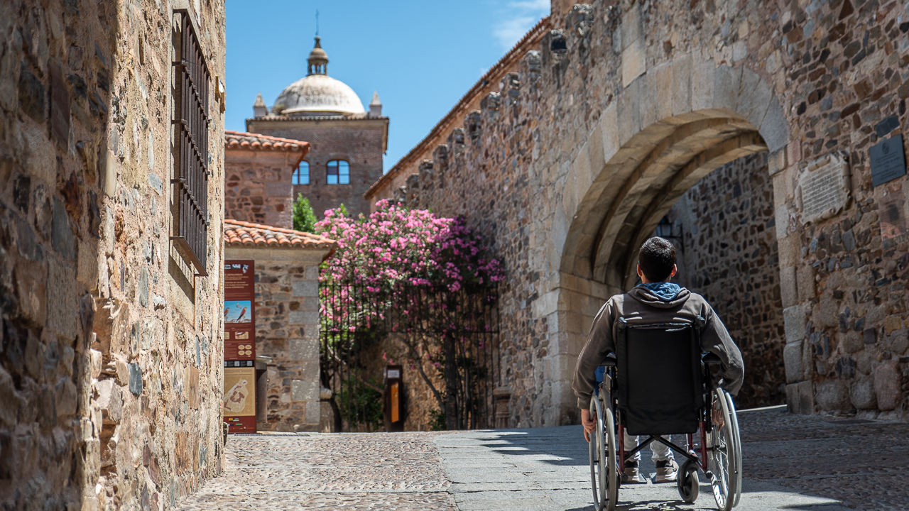 Persona en silla de ruedas