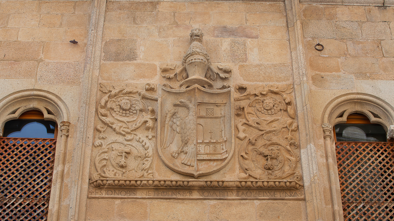 Escudos en el Palacio de Mayoralgo